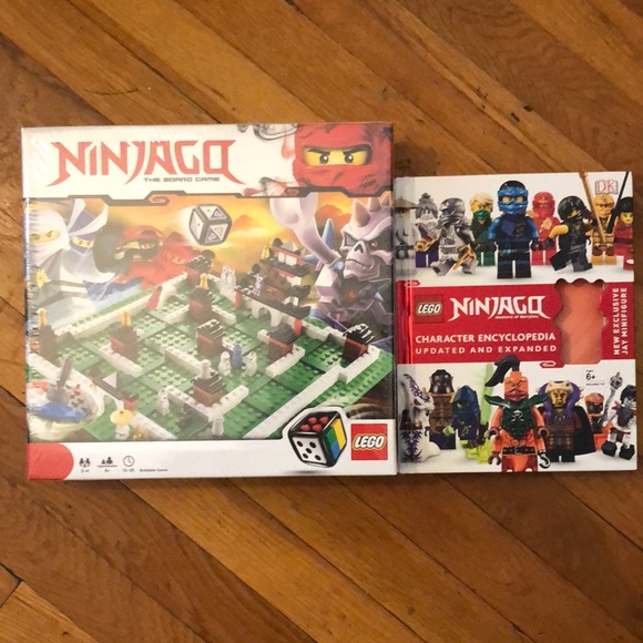 NIB LEGO Ninjago Board Game w/Ninjago Encyclopedia